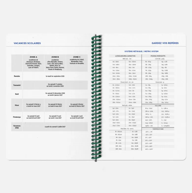 Agenda A5 2026-2027 - Mirage