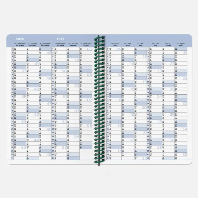 Agenda A5 2026-2027 - Mirage