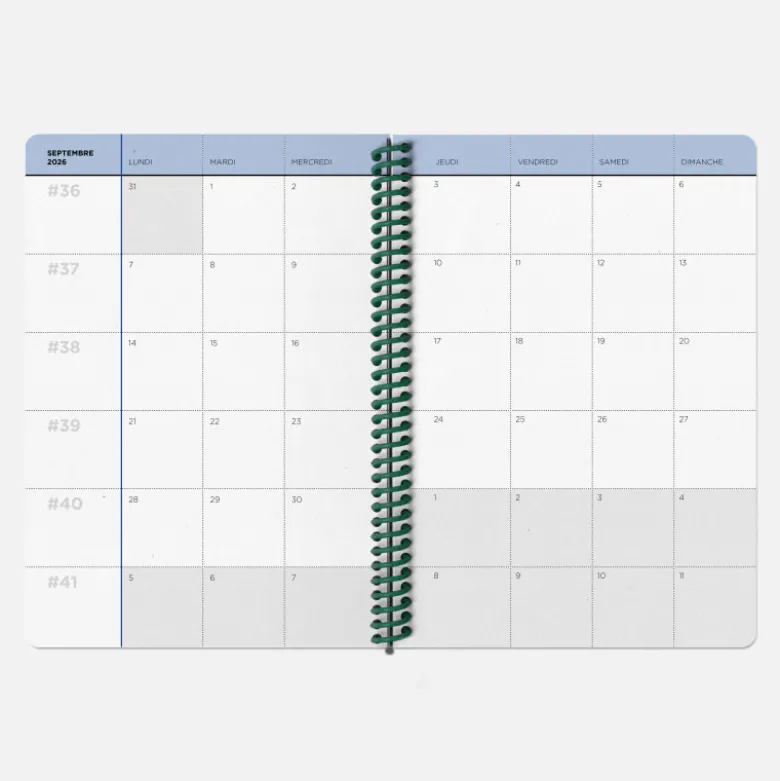 Agenda A5 2026-2027 - Mirage