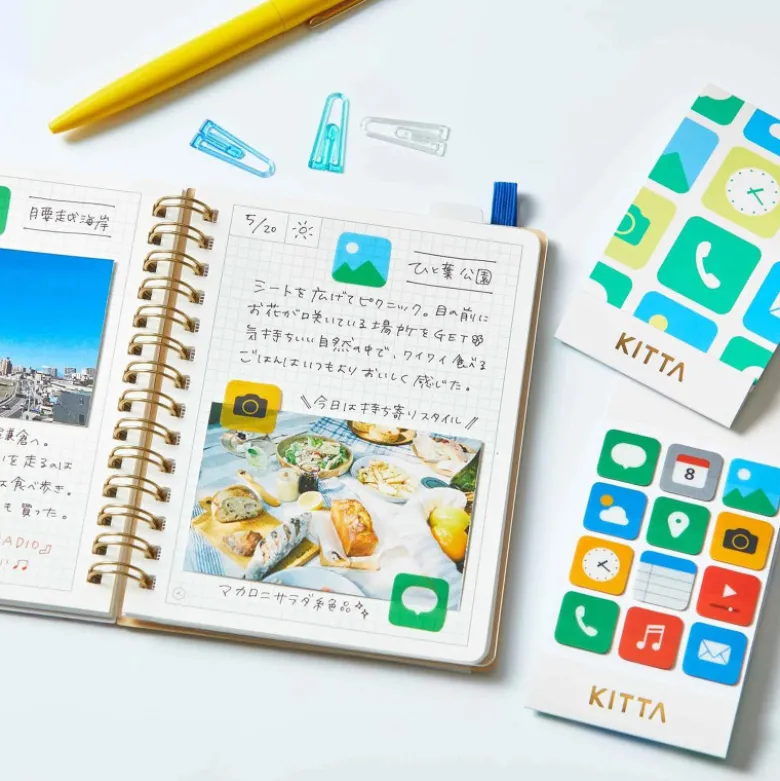 Autocollant transparents - Kitta - Icônes