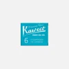 Boite 6 cartouches Paradise Blue Kaweco