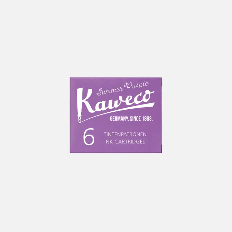Boite 6 cartouches Summer Purple Kaweco