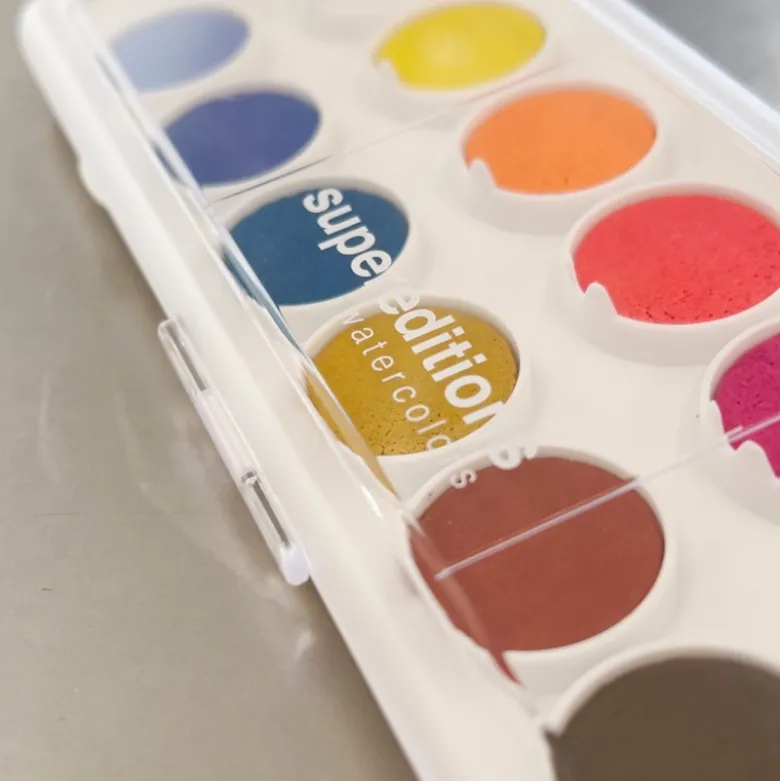 Boite d'Aquarelle 14 couleurs