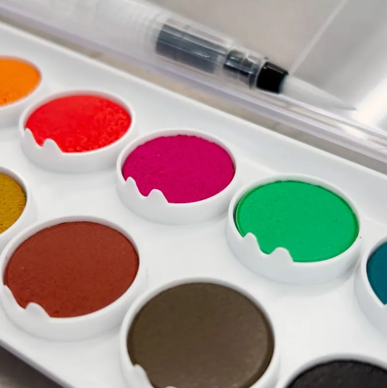 Boite d'Aquarelle 14 couleurs