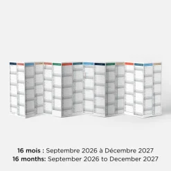 Calendrier Visionnaire M 2026-2027 (16 mois) - Dash