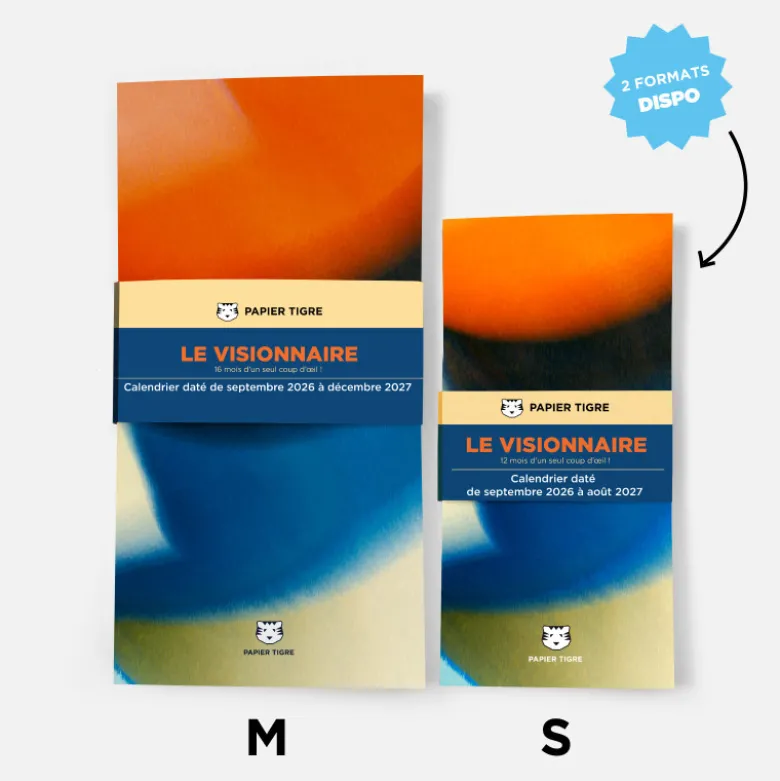 Calendrier Visionnaire M 2026-2027 (16 mois) - Mirage