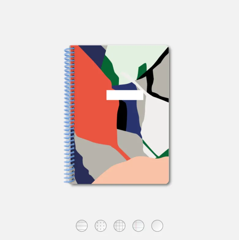 Carnet A5 - Feuilles (configurable)