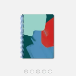 Carnet A5 - Palette Vert (configurable)
