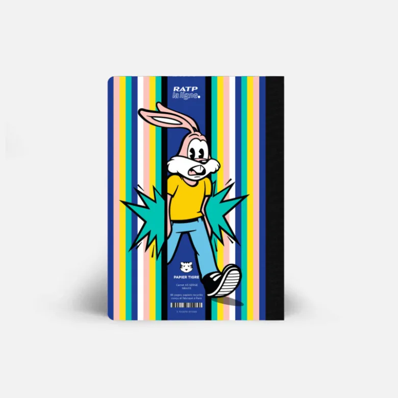 Carnet A5 - Serge le lapin