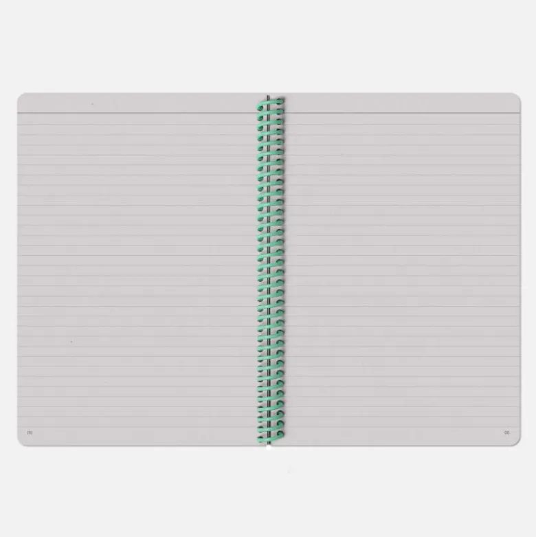 Carnet A5 - Tigre Rayé Aqua (configurable)