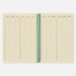 Carnet A5 - Tigre Rayé Aqua (configurable)
