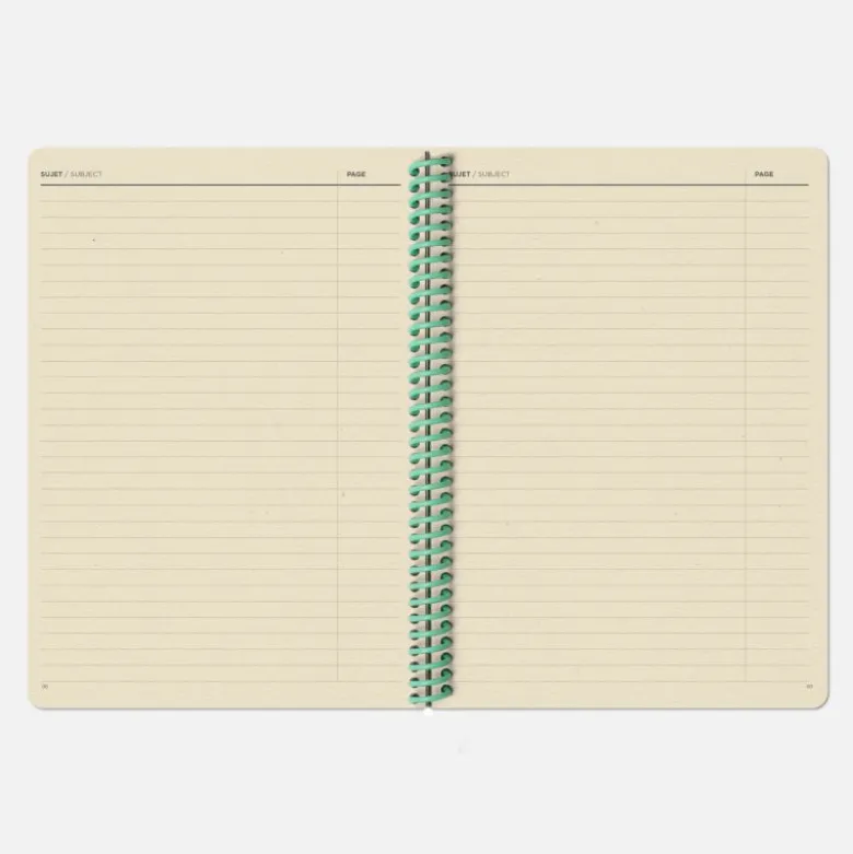 Carnet A5 - Tigre Rayé Aqua (configurable)