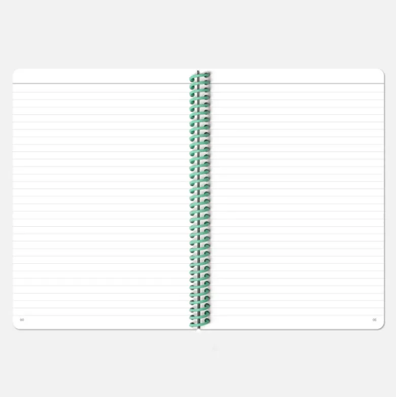 Carnet A5 - Tigre Rayé Aqua (configurable)