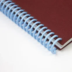 Carnet A5 Tissu - Bordeaux (configurable)