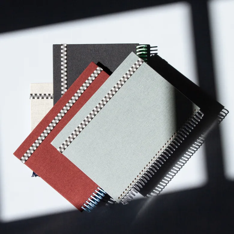 Carnet A5 Tissu - Jean (configurable)