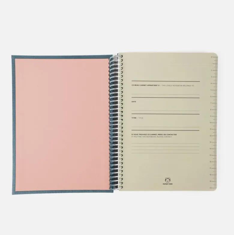 Carnet A5 Tissu - Jean (configurable)