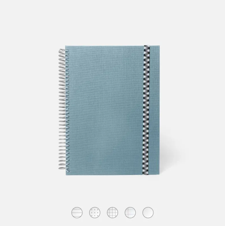 Carnet A5 Tissu - Jean (configurable)