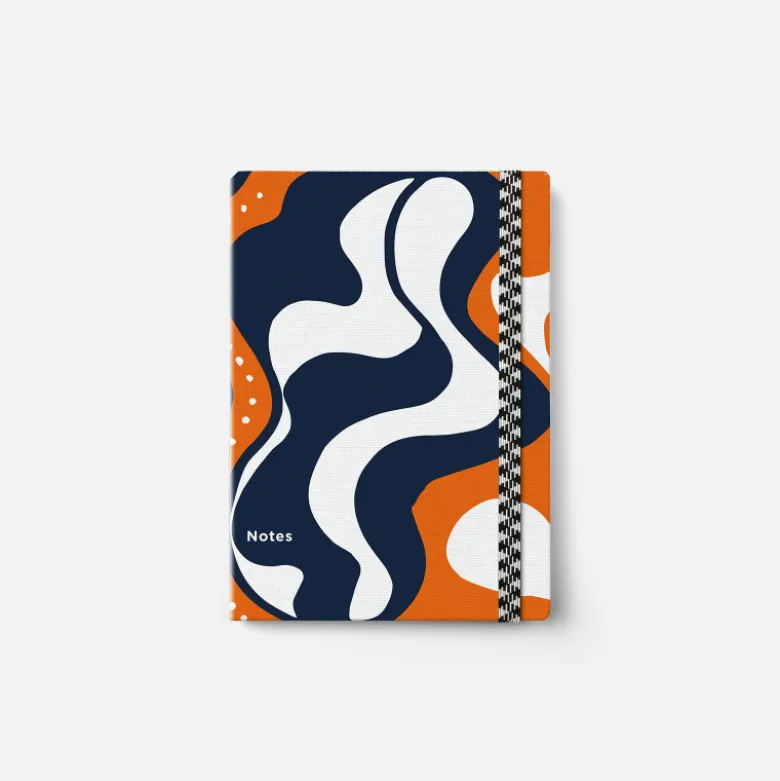 Carnet A5 toilé - Lava