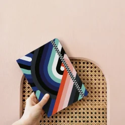 Carnet A5 toilé - Pistes