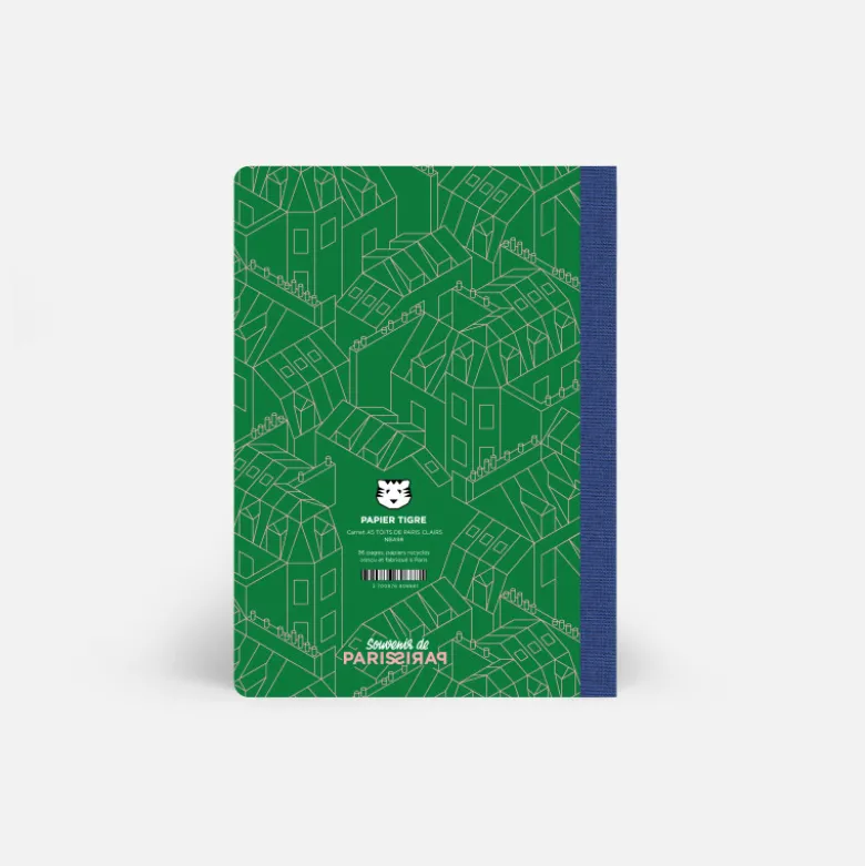 Carnet A5 - Toits de Paris Summer