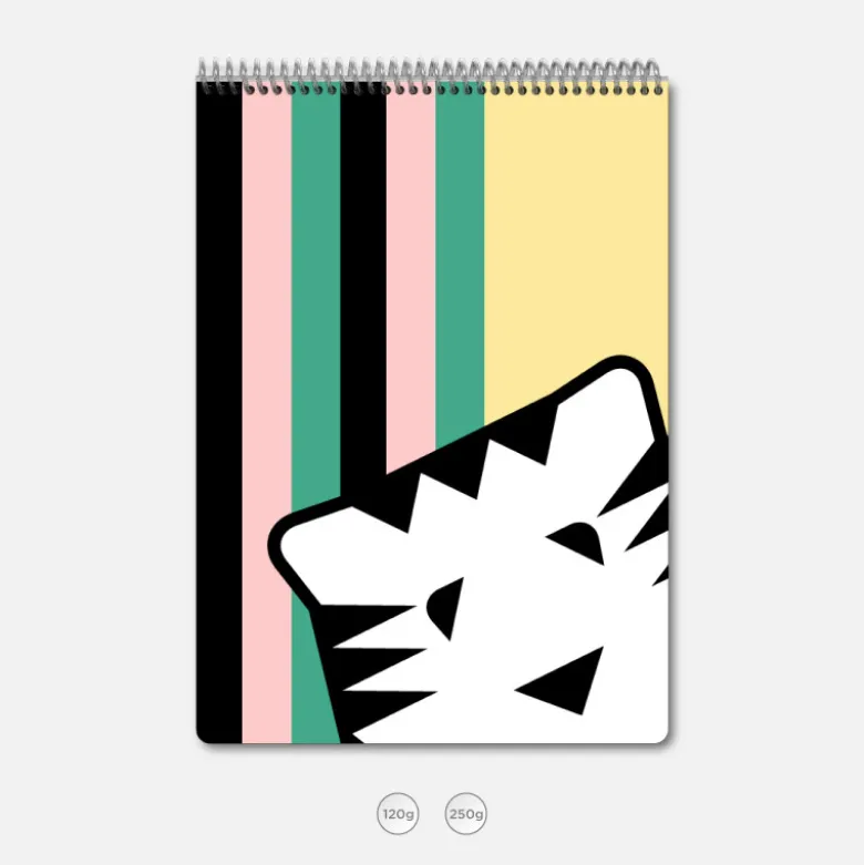 Carnet à dessin A4 - Tigre