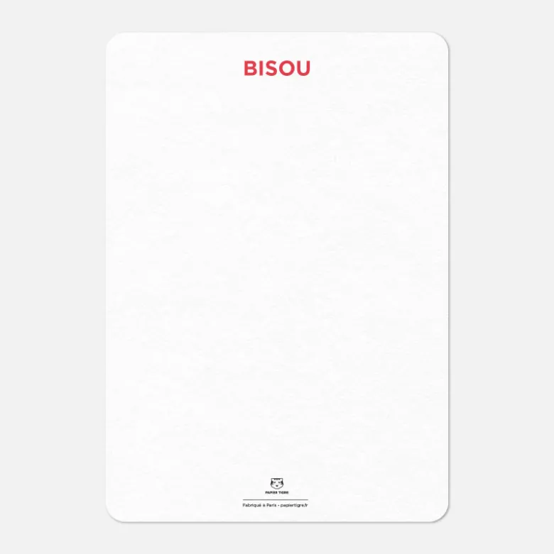 Carte A5 - BISOU