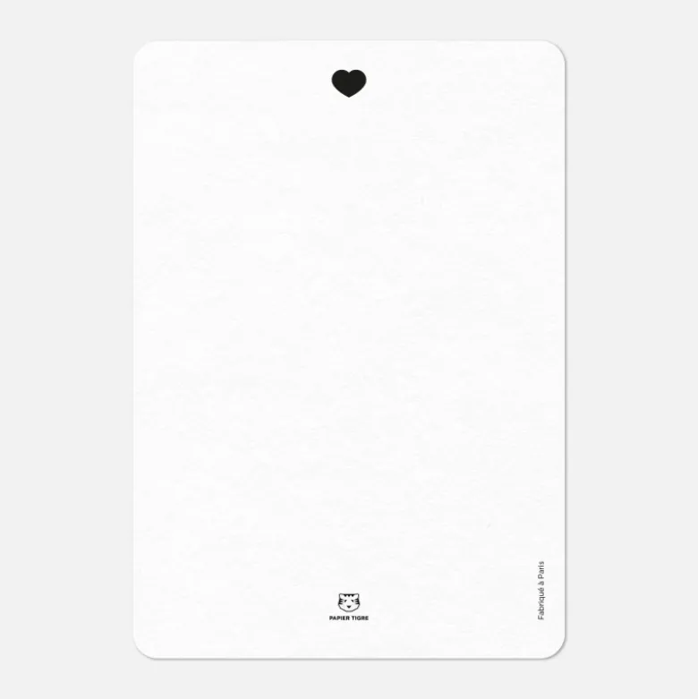 Carte A6 - Bisou Palette