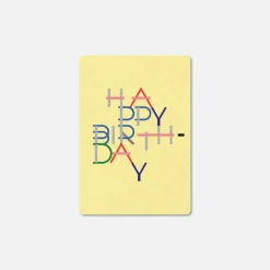 Carte A5 - Happy Birthday