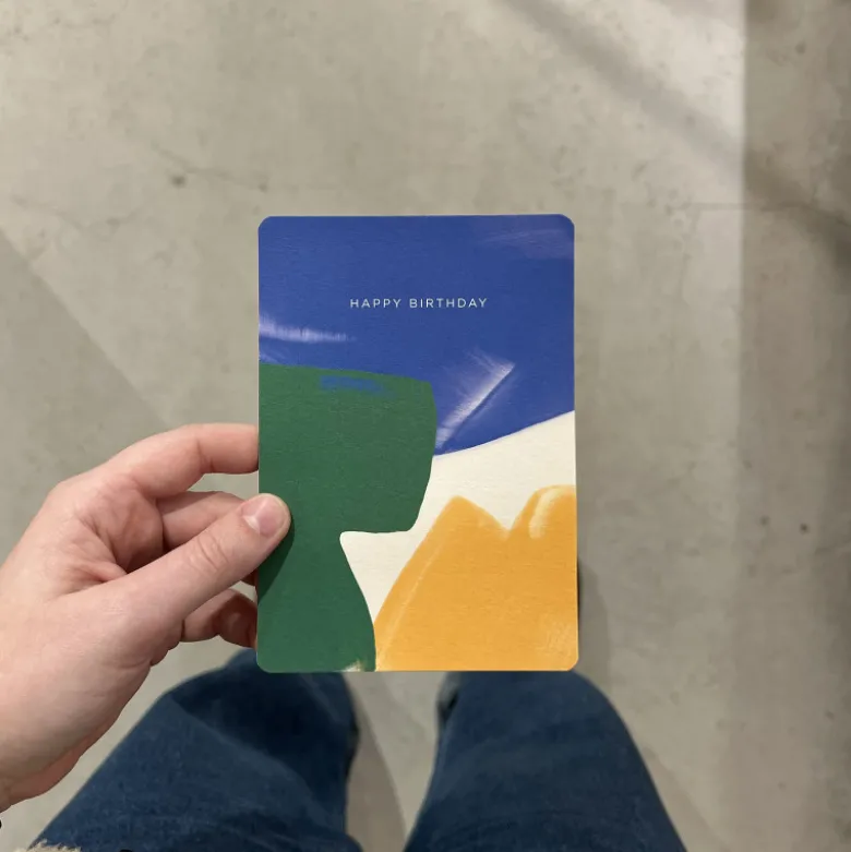 Carte A6 - Happy Birthday Palette