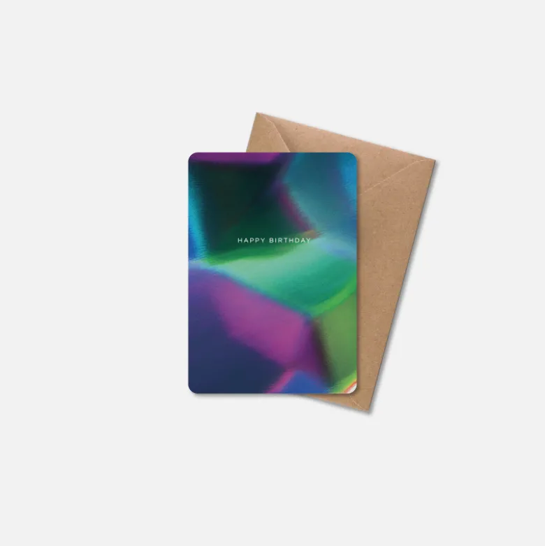 Carte A6 - Happy Birthday Vertigo