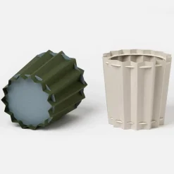 Corbeille Zigzag - Vert Foncé