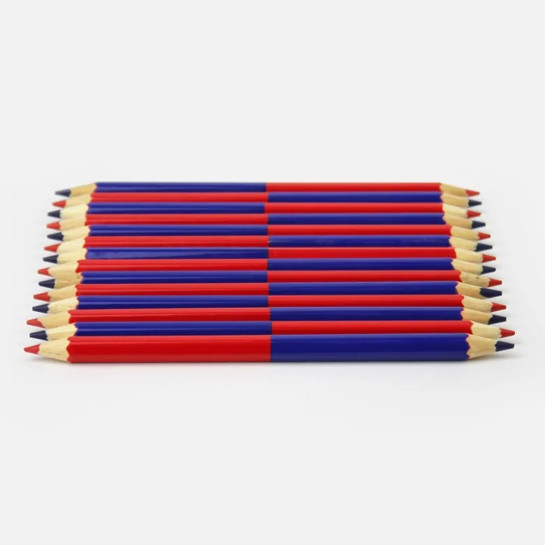 Crayon Bicolore - Bleu/Rouge