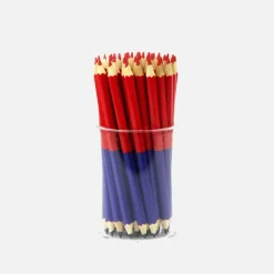 Crayon Bicolore - Bleu/Rouge