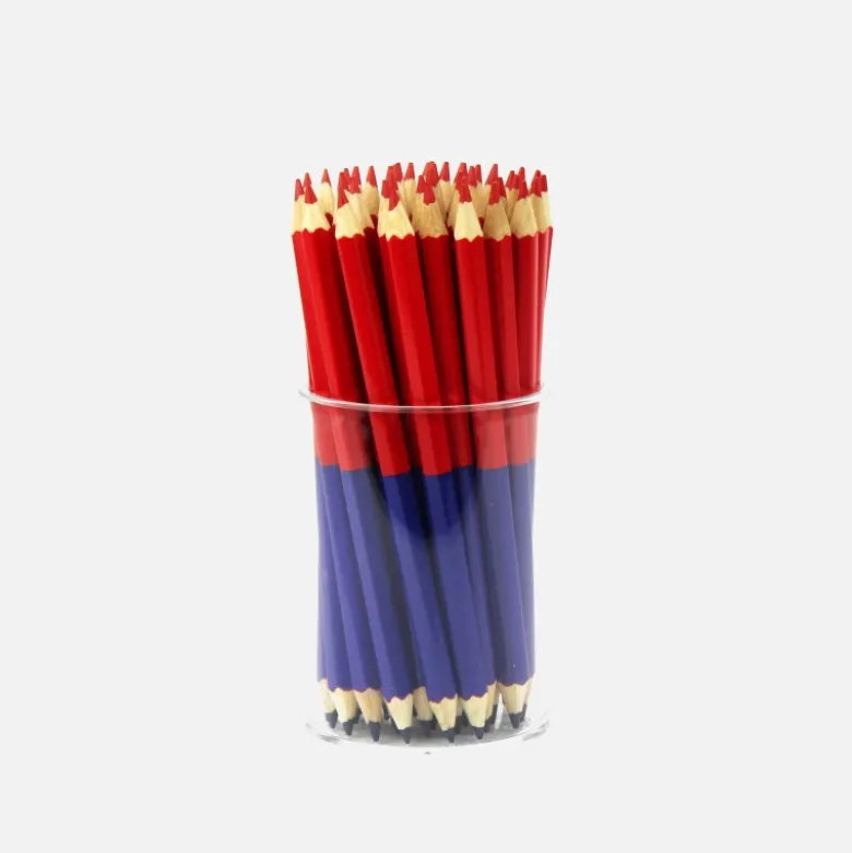 Crayon Bicolore - Bleu/Rouge