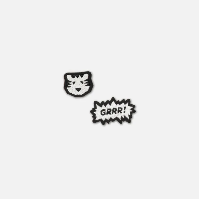 Écussons Autocollants - Grrr + Tigre