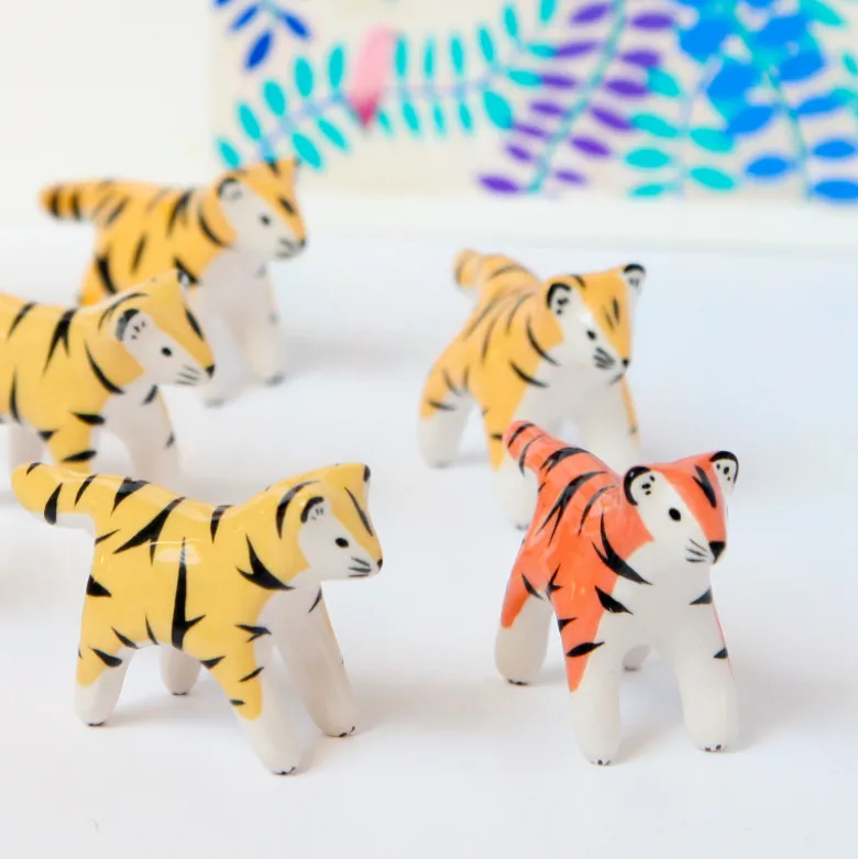Figurine Tigre Orange