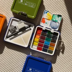 Kit d'aquarelle de voyage - Orange