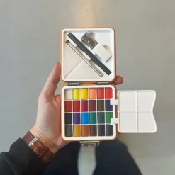 Kit d'aquarelle de voyage - Orange