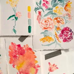 Palette d'aquarelle Peindre le bonheur