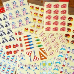Planche de stickers - Brioche aux haricots