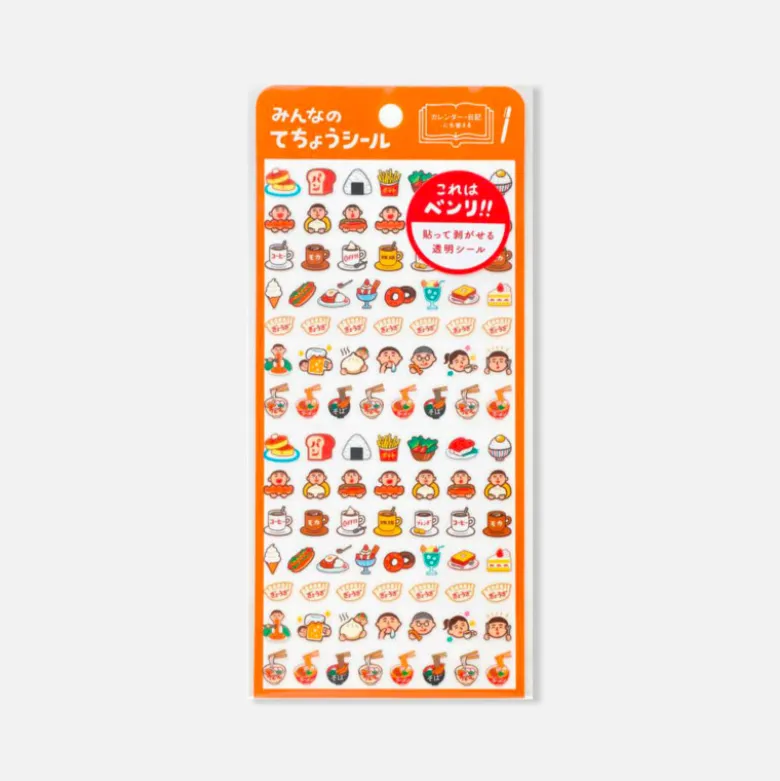 Planche de stickers - Food