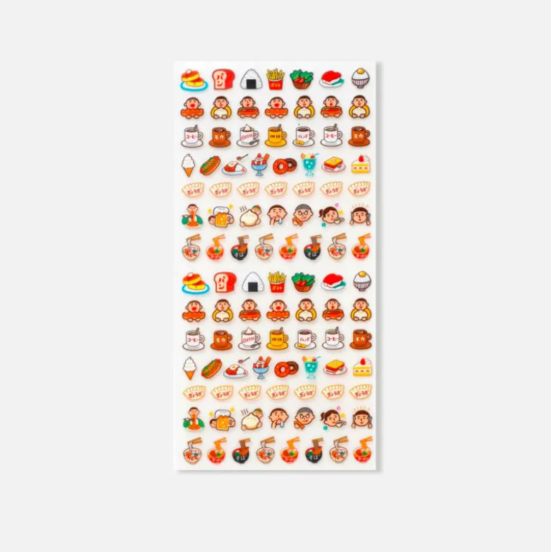 Planche de stickers - Food