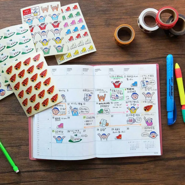 Planche de stickers - Pancakes