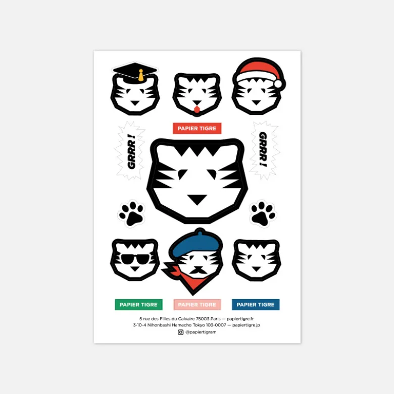 Planche de stickers Small (A6)