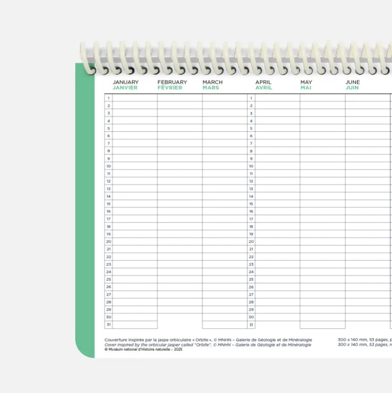 Planning Hebdomadaire - Minéral