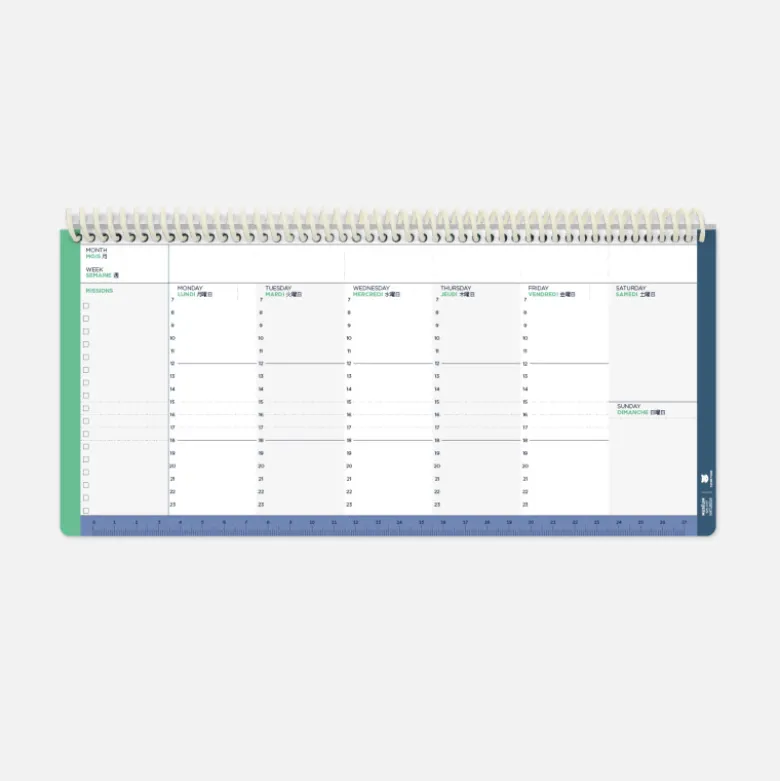 Planning Hebdomadaire - Minéral