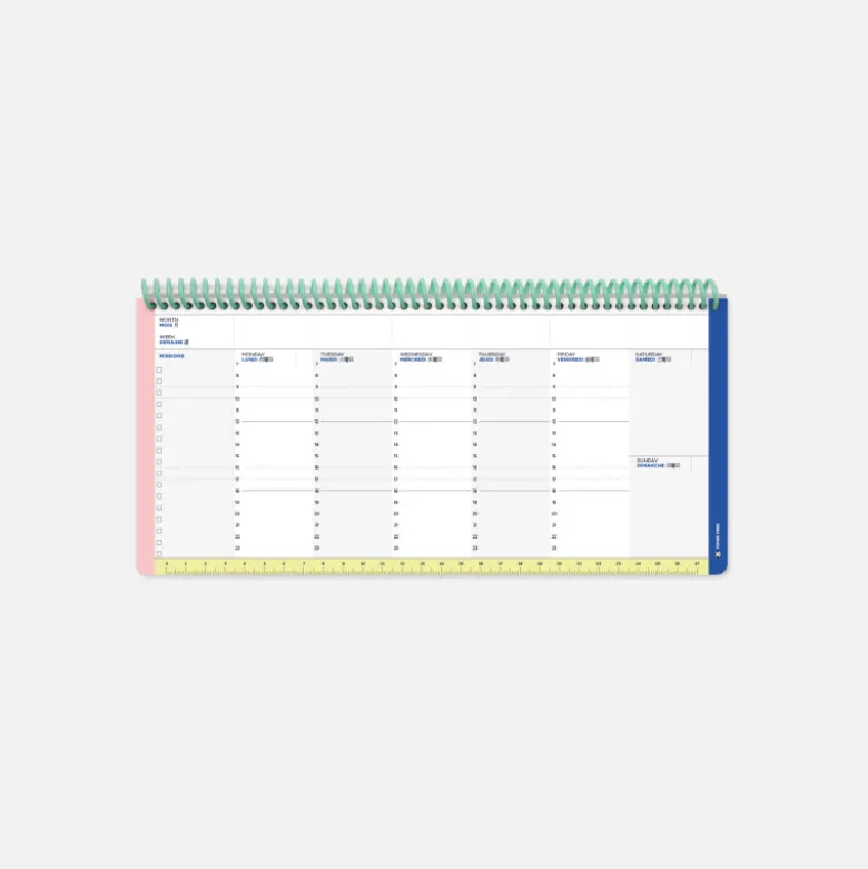 Planning Hebdomadaire - Palette