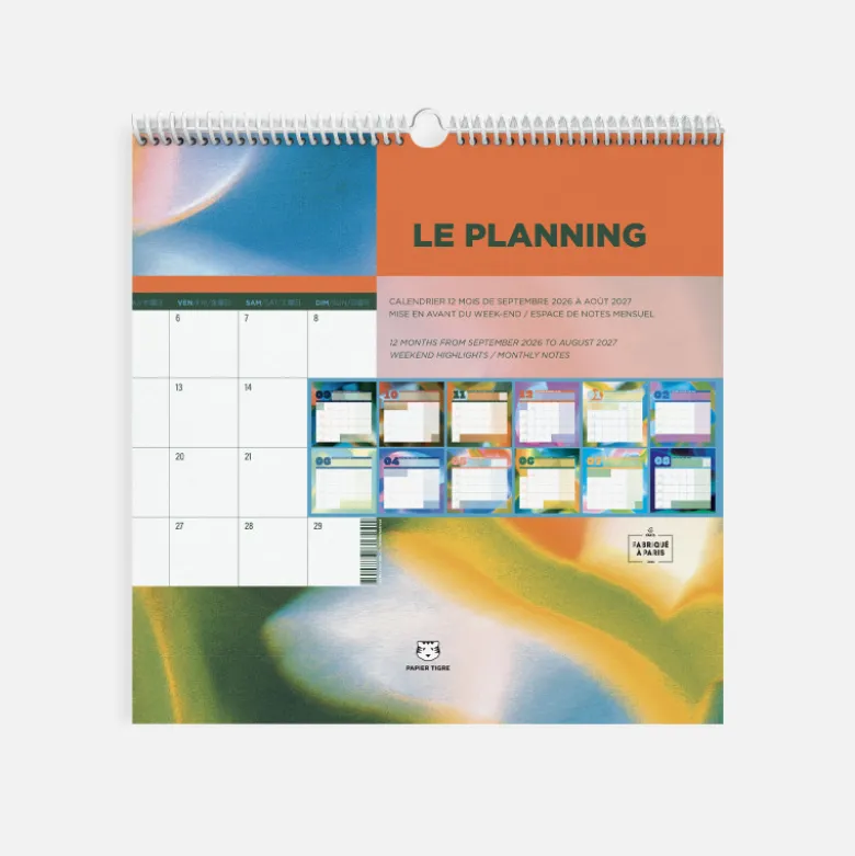 Planning mural 2026-2027 - Mirage