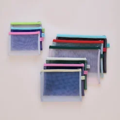 Pochette Mesh L - Vert d'eau