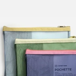 Pochette Mesh M - Bleu Ciel
